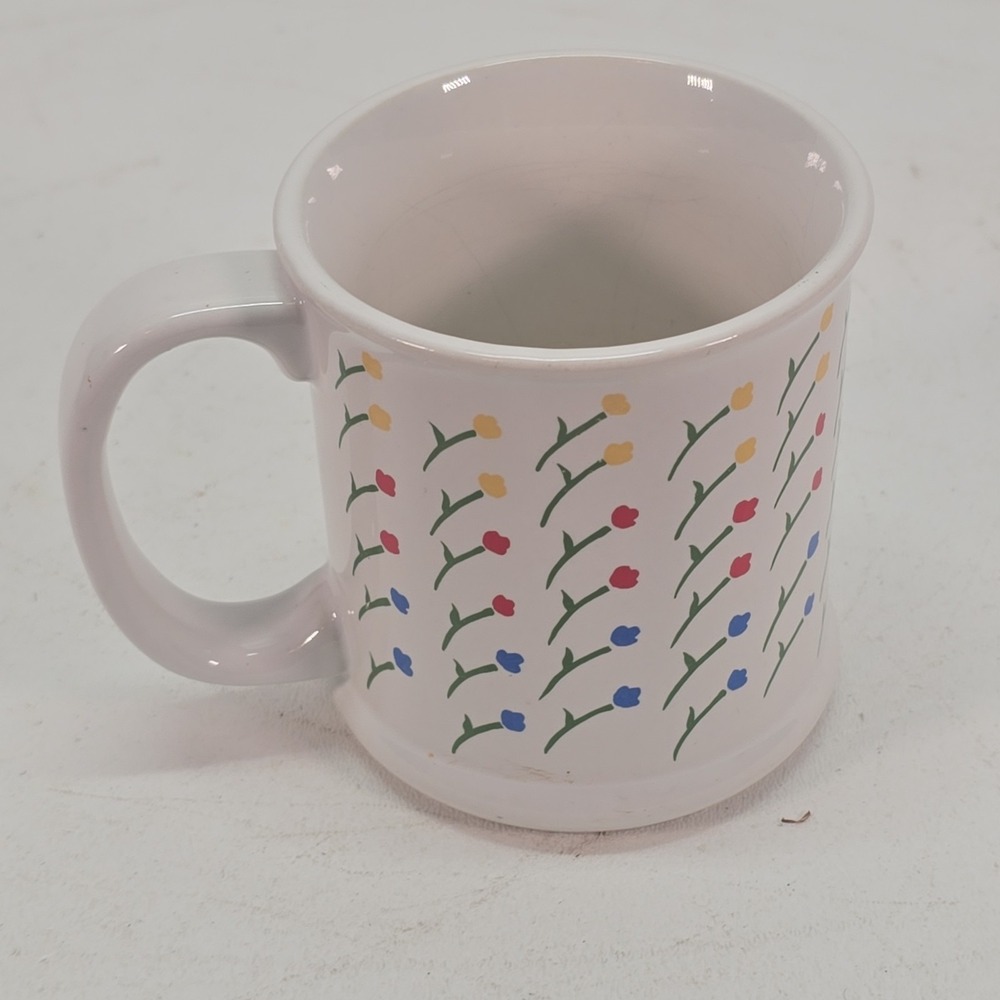 Vintage Chikara Flower Ceramic Coffee Tea Mug Cup